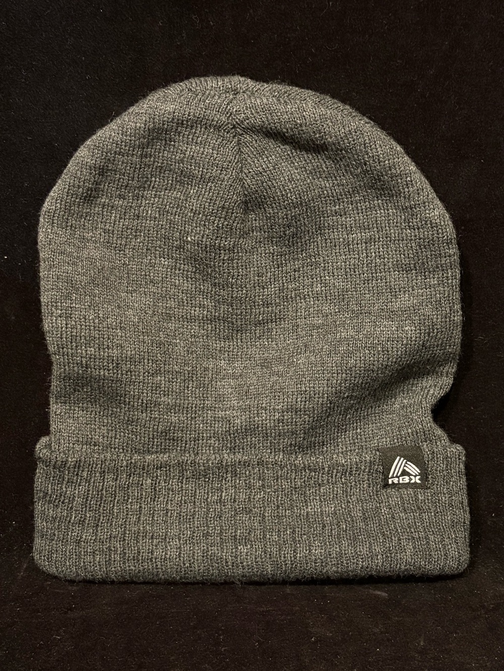 RBX Charcoal Knit Cuffed Beanie